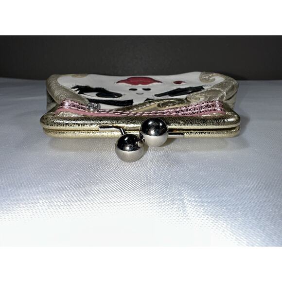 Brighton Coin Purse Fashionista Face Retired HTF Starlet Kiss Lock Wallet - Picture 6 of 7